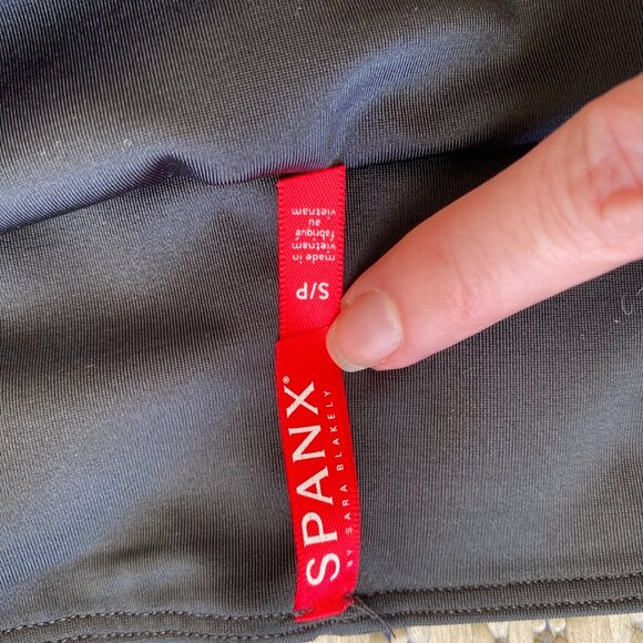 NWT Spanx Womens Faux Leather Pencil Skirt Size S Very Black High Waist 20190R - Picture 3 of 8